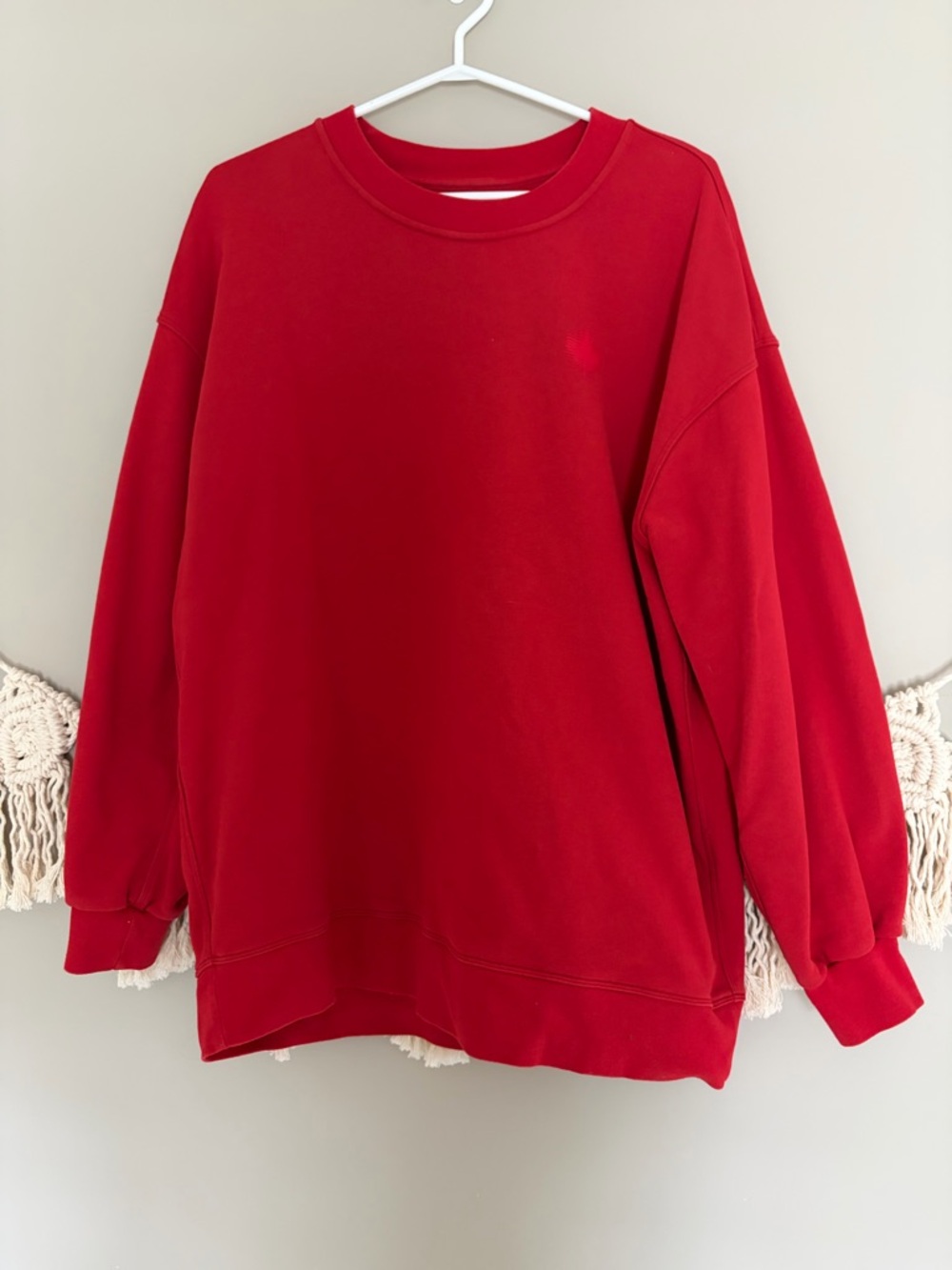 Red Team Canada Lululemon Perfectly Oversized Crew